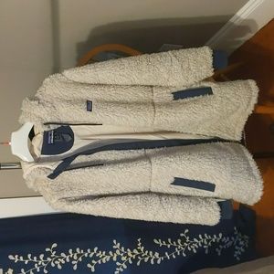 Patagonia Dusty Mesa Parka Natural M Fleece Teddy Outerwear Jacket